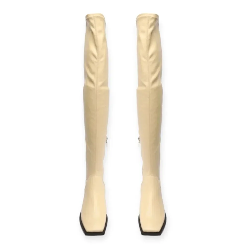 Women's Guily Up Leather Over Knee Boot NEW SIZE 9 Nappa Leather Anthropologie‎